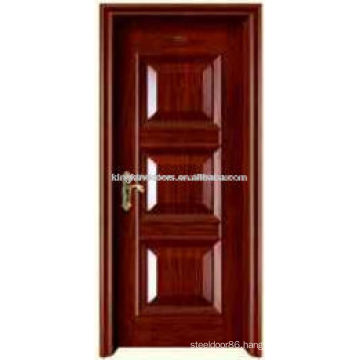 2015 New Steel Wood Door JKD-X09(H) For Bedroom and Bathroom Used From China Top Brand KKD